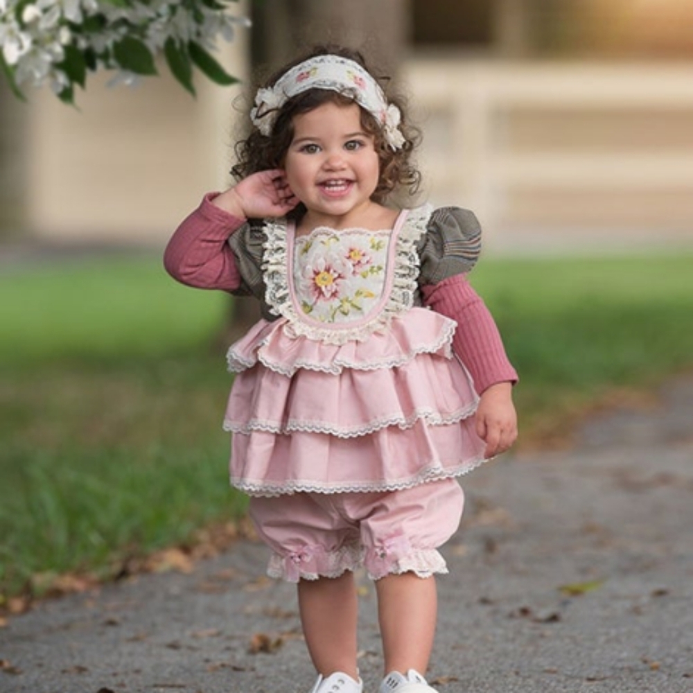 Dollcake Florence Floral Set, Size 2T